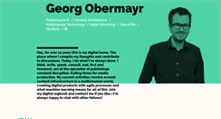Desktop Screenshot of georgobermayr.com